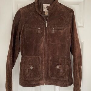 Vintage Ruff Hewn Brown Real Suede Jacket